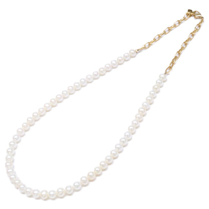 ete Ete 925 Pearl Chain Necklace