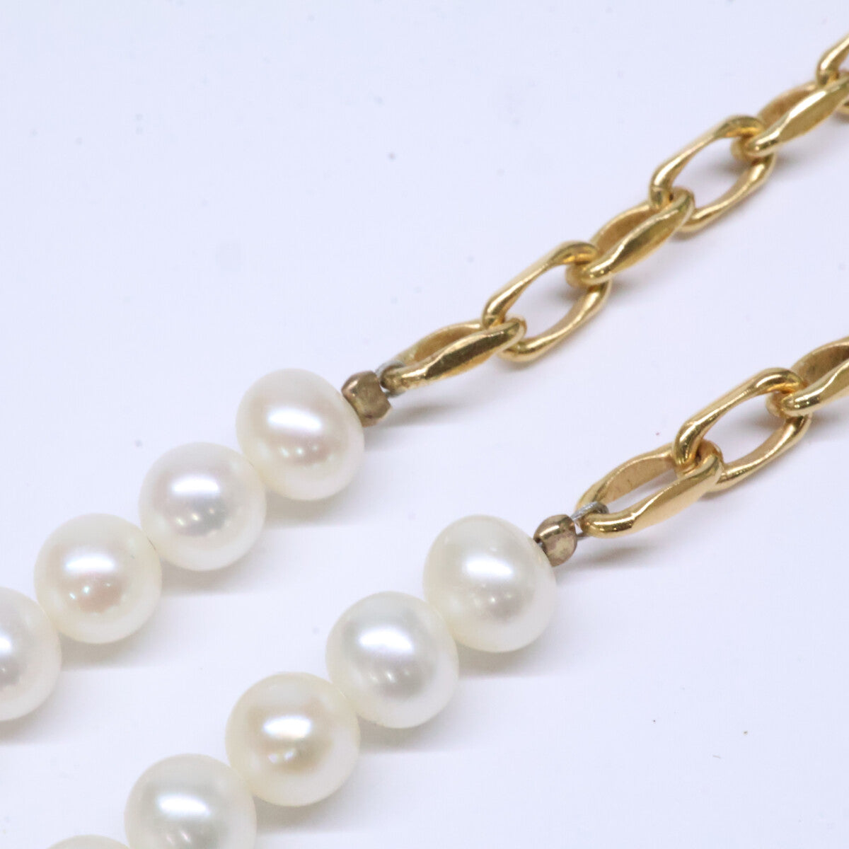 ete Ete 925 Pearl Chain Necklace