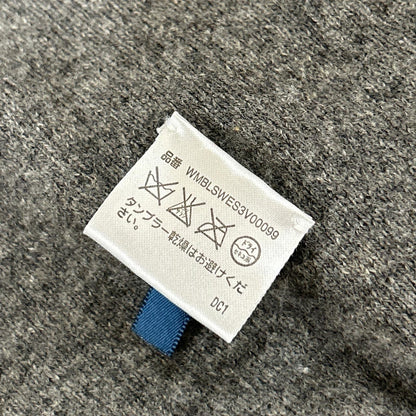 RALPHLAUREN ラルフローレン グレー フード付きケーブルニット ロングジレ ベスト