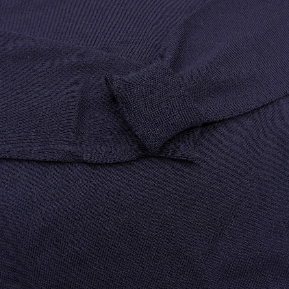 Like New ItoI NATSUME Wool-Cashmere Crew Neck Knit Top Women's Navy 1 09IT-WC0002 Tops 1 Women's