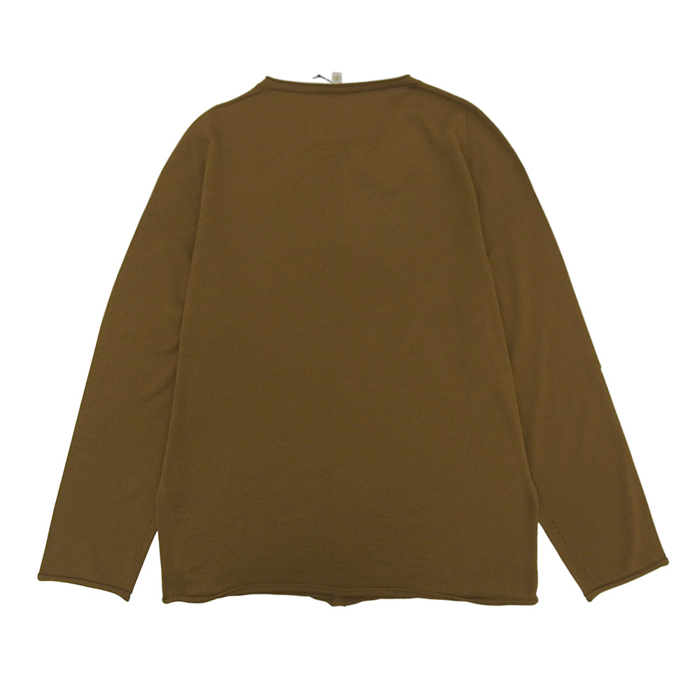As new Itoiori SHURO Wool Cashmere Crew Neck Knit Cardigan Women's Brown Size 2 10IT-WC1003 Tops 2 Women's