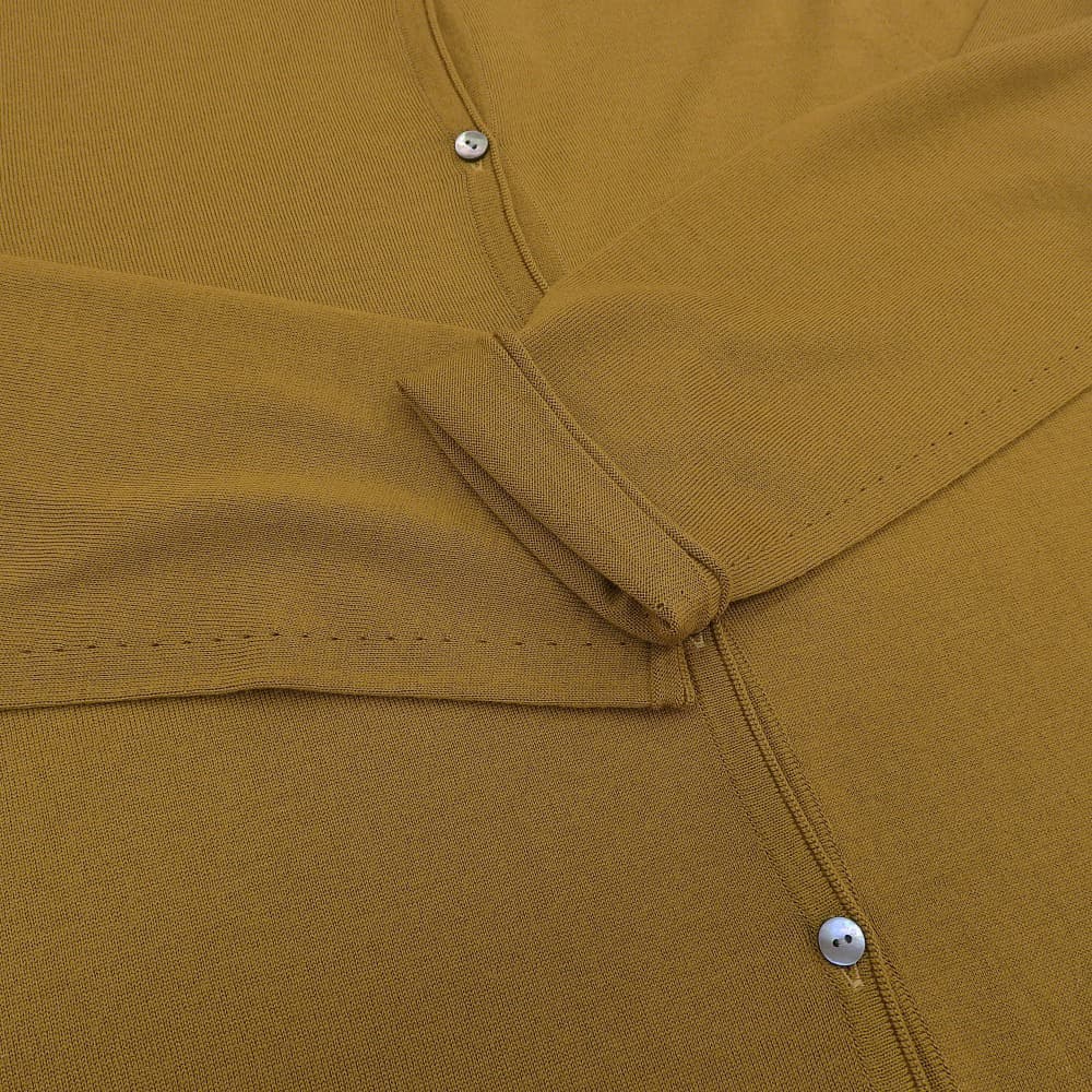 As new Itoiori SHURO Wool Cashmere Crew Neck Knit Cardigan Women's Brown Size 2 10IT-WC1003 Tops 2 Women's