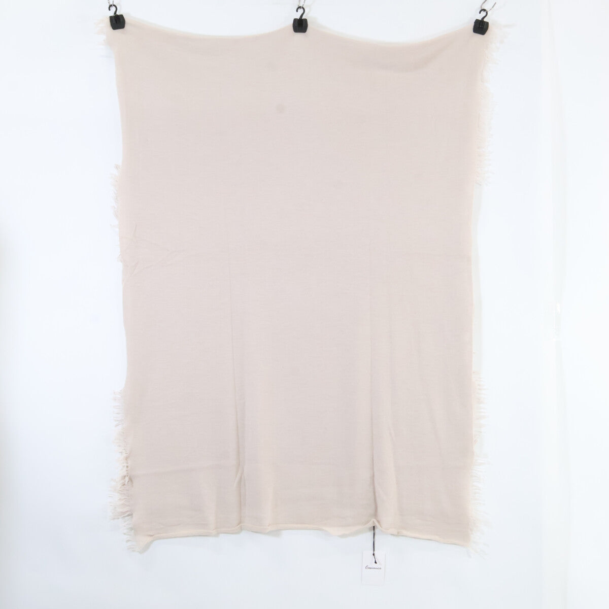 [Like New] 25TBK-01 Cashmere Fringe Stole for Women