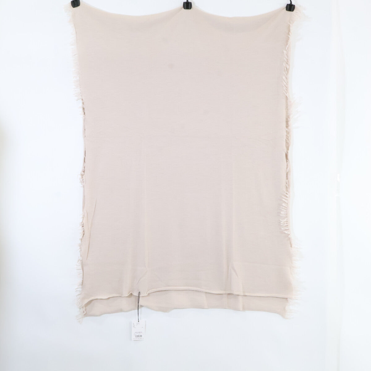 [Like New] 25TBK-01 Cashmere Fringe Stole for Women