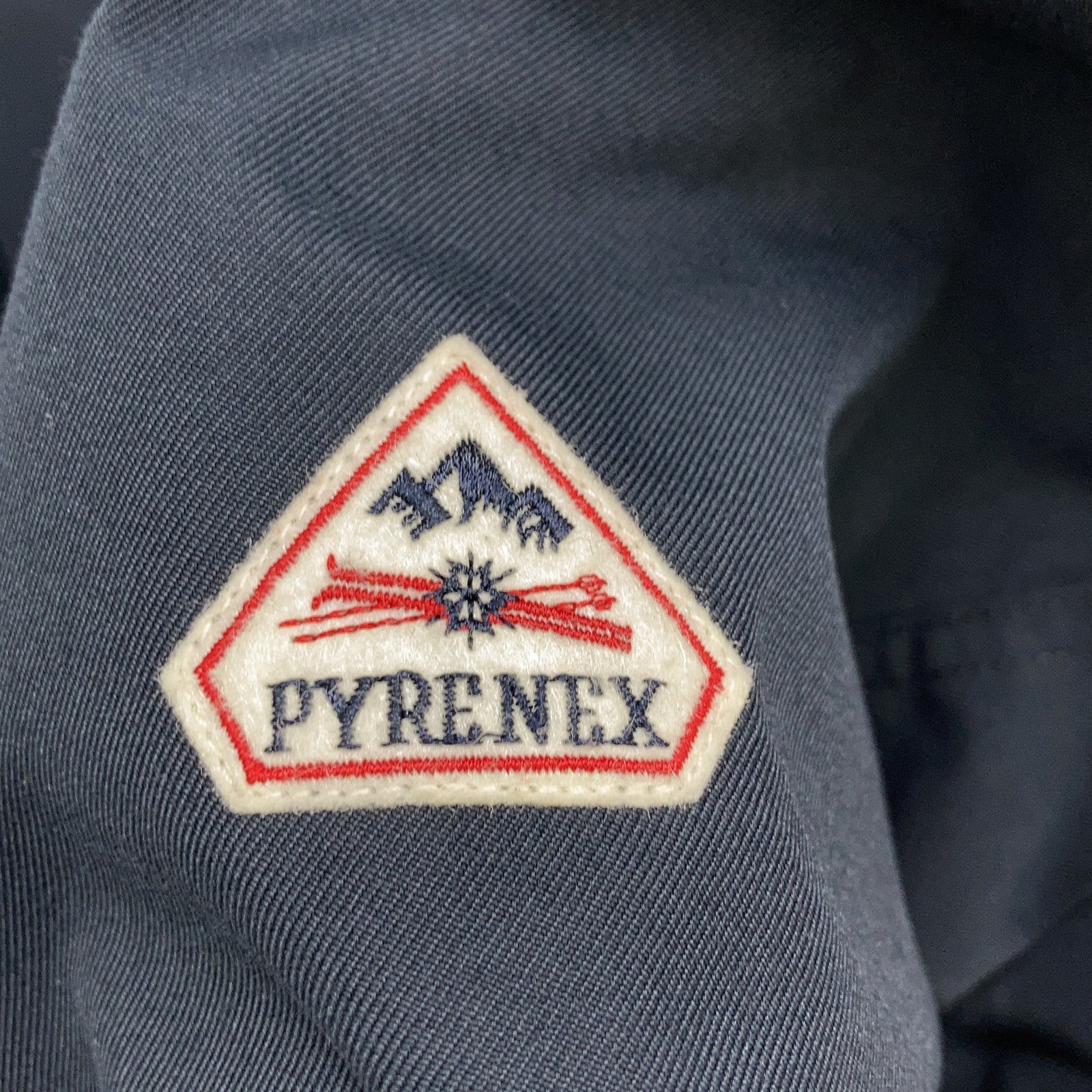 PYRENEX ピレネックス HMK009 ネイビー アヌシー ファー付ダウン