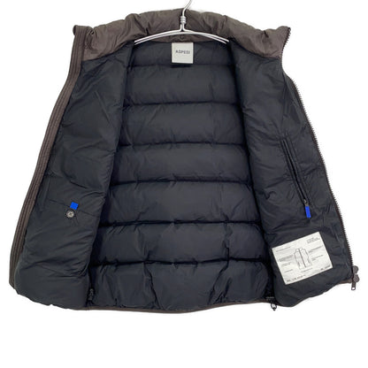 ASPESI W2I 1I58 V006 Brown × black AGILE down vest Vest