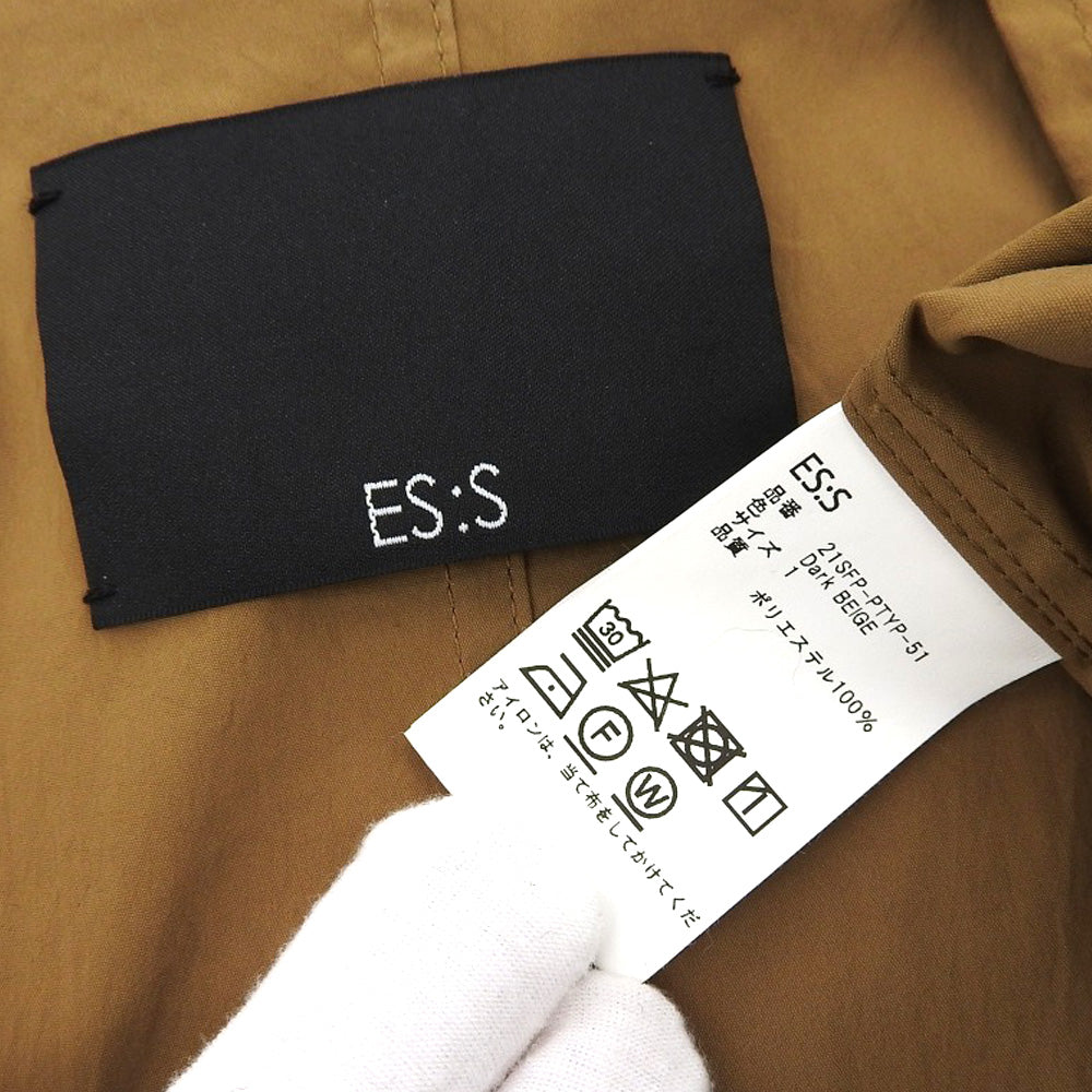 ES:S S 美品 短款野战派克夹克 男士 深米色 1 21SFP-PTYP-51 夹克