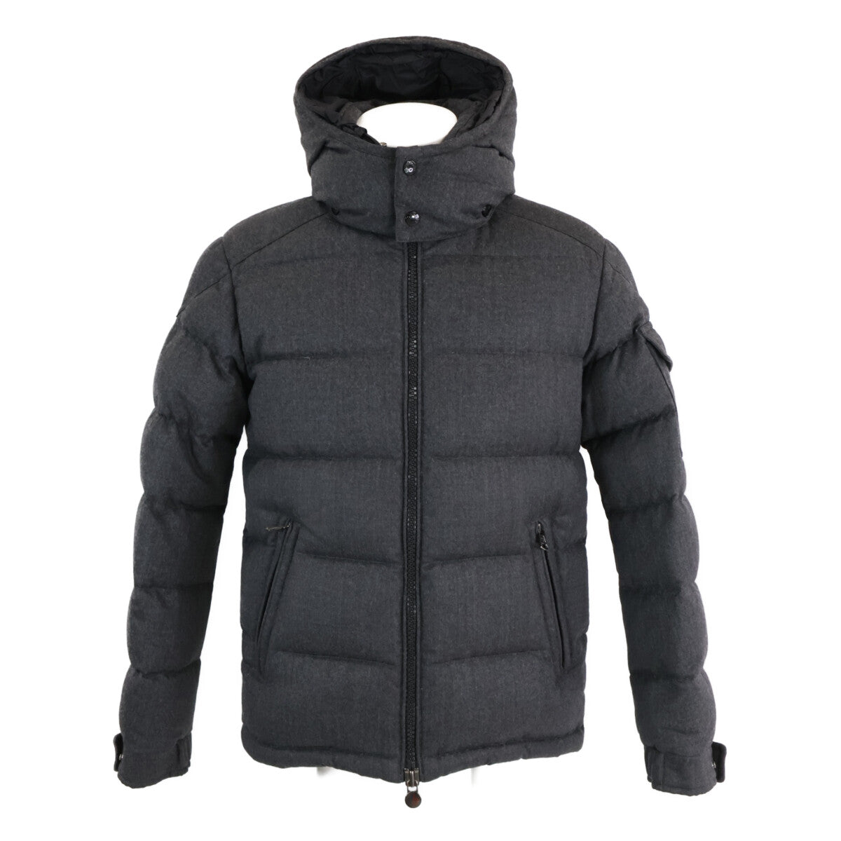 MONCLER モンクレール 【美品】MONTGENEVRE モンジュネーブル ウール フード付ダウン ジャケット