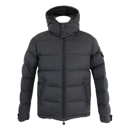 MONCLER モンクレール 【美品】MONTGENEVRE モンジュネーブル ウール フード付ダウン ジャケット