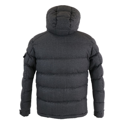 MONCLER モンクレール 【美品】MONTGENEVRE モンジュネーブル ウール フード付ダウン ジャケット