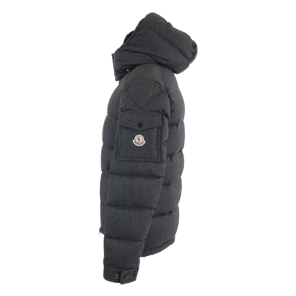 [Mint condition] MONTGENEVRE Hooded Down Jacket Wool 1 Men's
