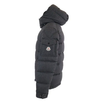 [Mint condition] MONTGENEVRE Hooded Down Jacket Wool 1 Men's