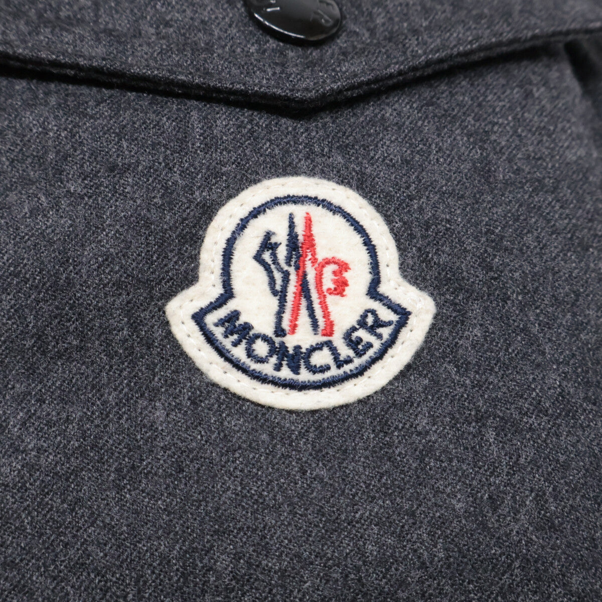 MONCLER Moncler 【Excellent Condition】MONTGENEVRE Montgenevre Wool Hooded Down Jacket
