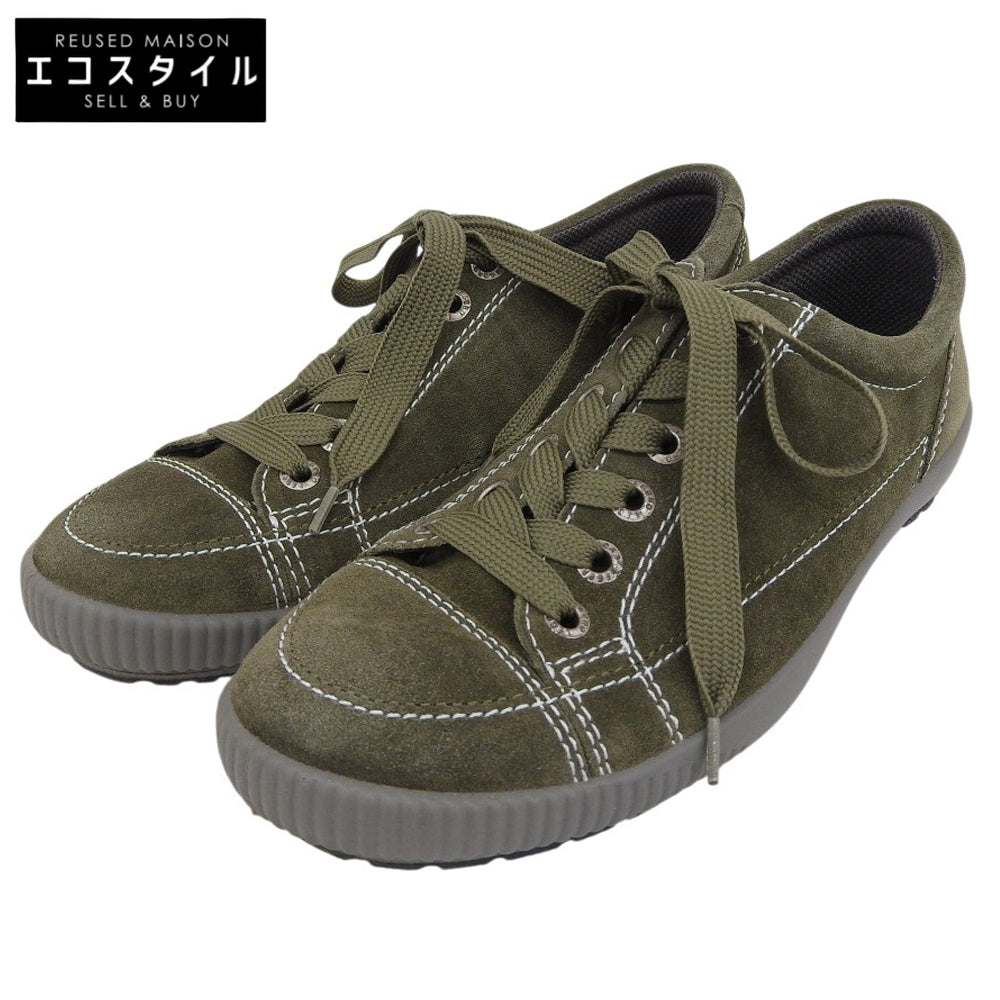 美品 系带 绒面革 运动鞋 女士 卡其色 4 1/2 175-820 鞋子 4 1/2 女士