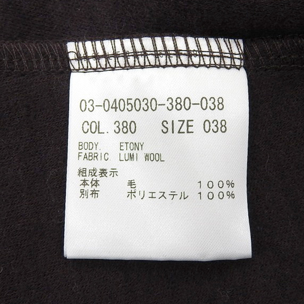 未使用 ETONY LUMI WOOL 连衣裙 女士 棕色 38 连衣裙 38 女士