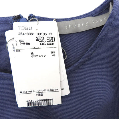 theory luxe theory luxe Like new PATTY PRECIOUS SILK dress ladies blue 40 dress