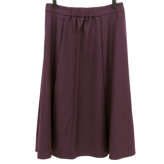 theory luxe Gwen Saxony Soft Skirt Women's Purple 40 Skirt 40 As New