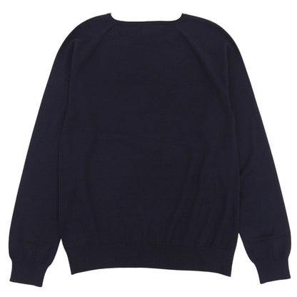 Mint Condition ItoI NATSUME Wool Cashmere Knit Top Women's Navy 1 10IT-WC1002 Tops 1 Women's