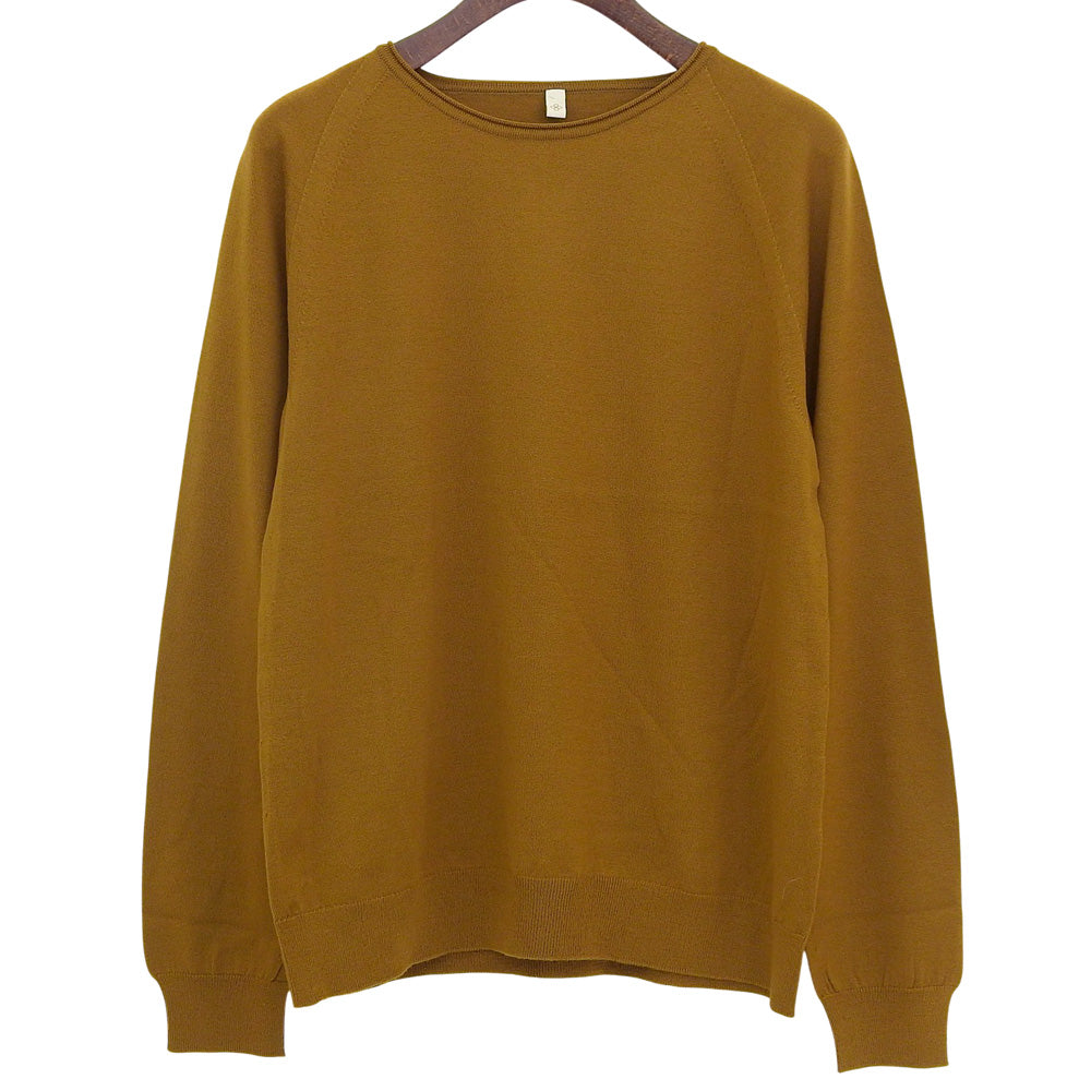 As good as new I C I NATSUME Wool Cashmere Knit Top Women's Brown Size 2 10IT-WC1002 Top 2 Women's