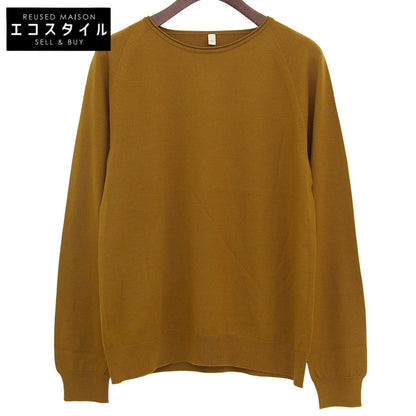 As good as new I C I NATSUME Wool Cashmere Knit Top Women's Brown Size 2 10IT-WC1002 Top 2 Women's