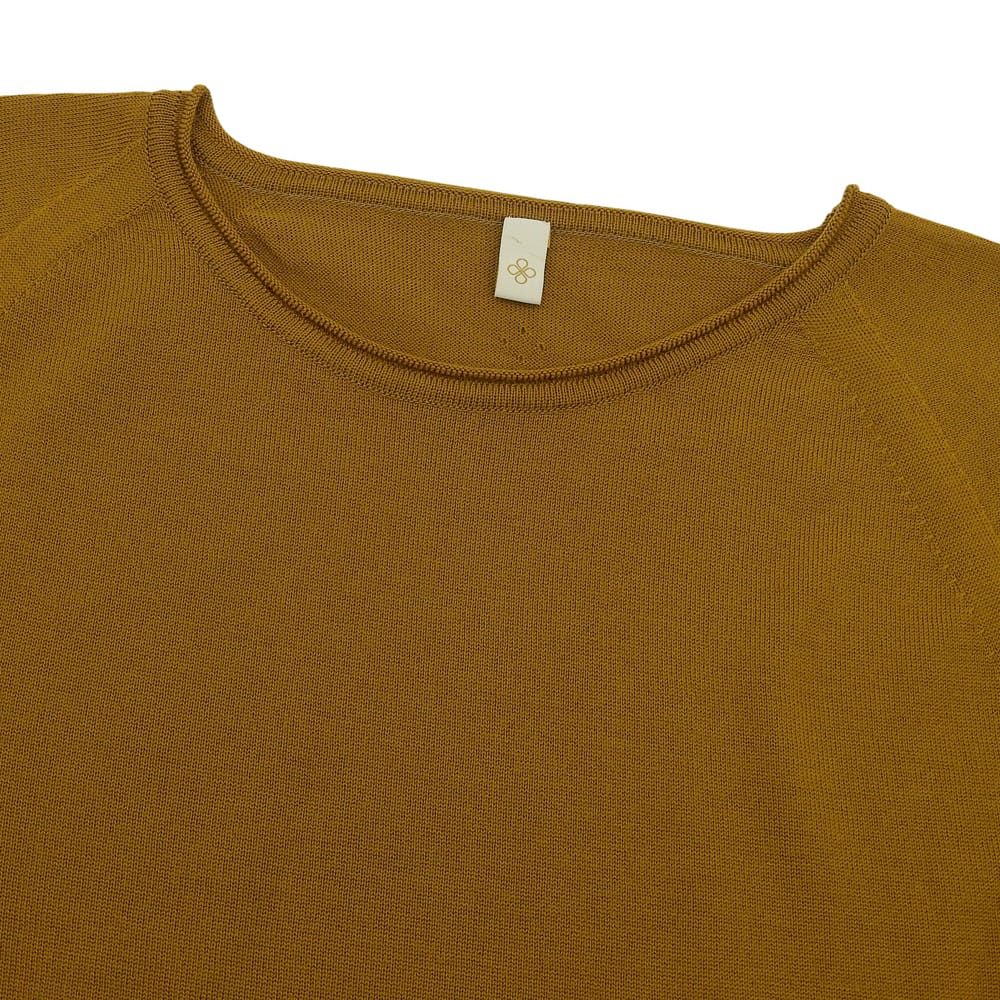 As good as new I C I NATSUME Wool Cashmere Knit Top Women's Brown Size 2 10IT-WC1002 Top 2 Women's