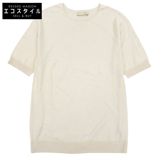 TOYOBOSHI Toyo Boshi Like New Itoiori AYAME MAYUCA Silk Knit Top Women's Ivory 1 13IT-MS0001 Top