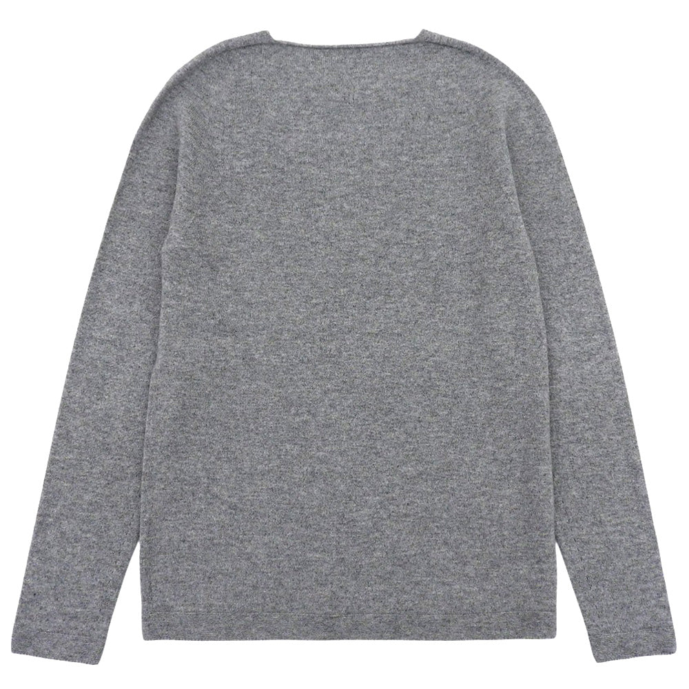 TOYOBOSHI トウヨウボウシ 新品同様 糸衣 KIDO カシミヤ100% Vネック ニットトップス レディース グレー 1 10IT-PC0011 トップス