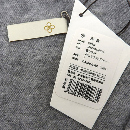TOYOBOSHI Toyo Boushi Like New Itoi KIDO 100% Cashmere V-neck Knit Top Women's Gray 1 10IT-PC0011 Tops