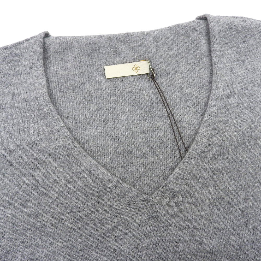 TOYOBOSHI Toyo Boushi Like New Itoi KIDO 100% Cashmere V-neck Knit Top Women's Gray 1 10IT-PC0011 Tops
