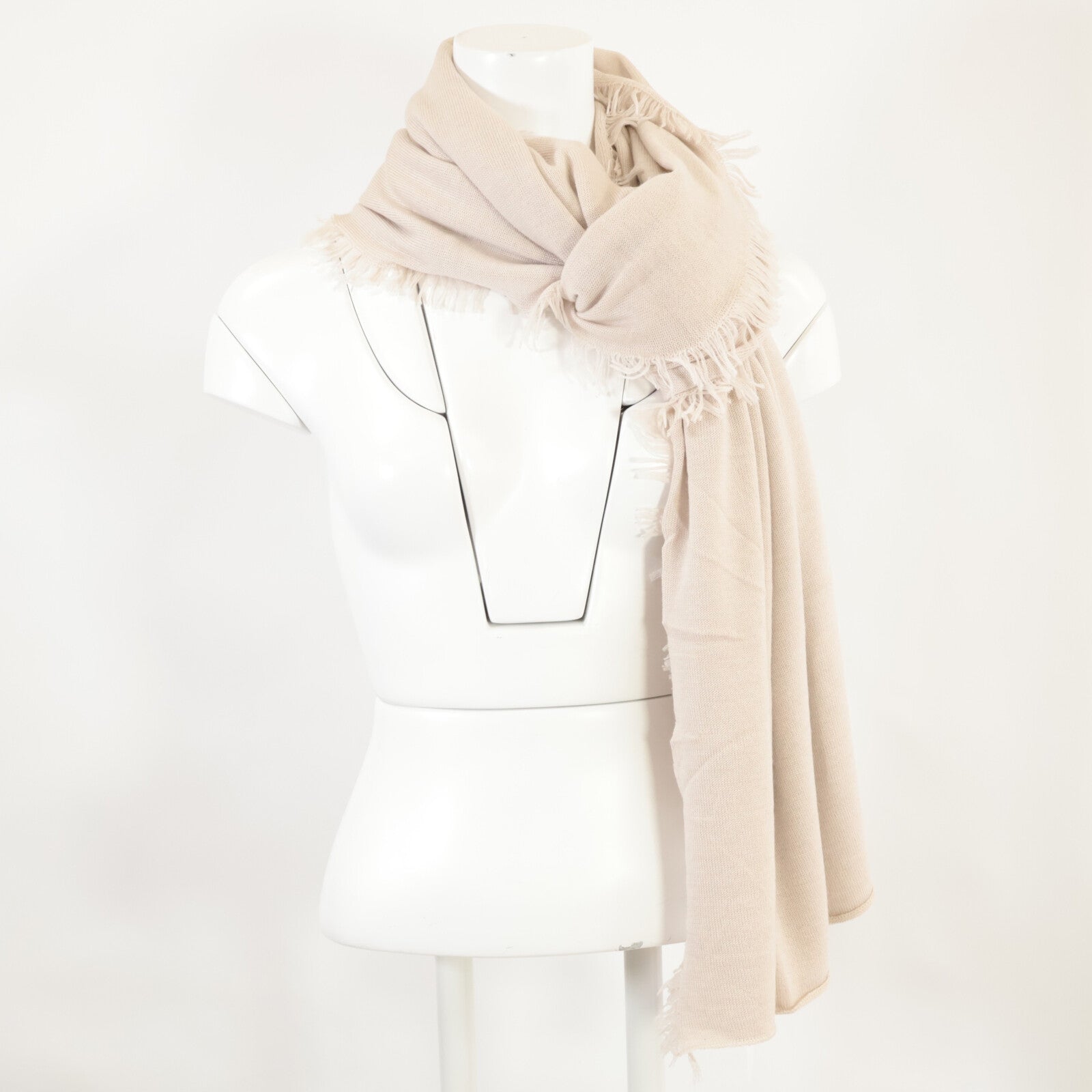 【Like New】25TBK-01 Cashmere Scarf for Women