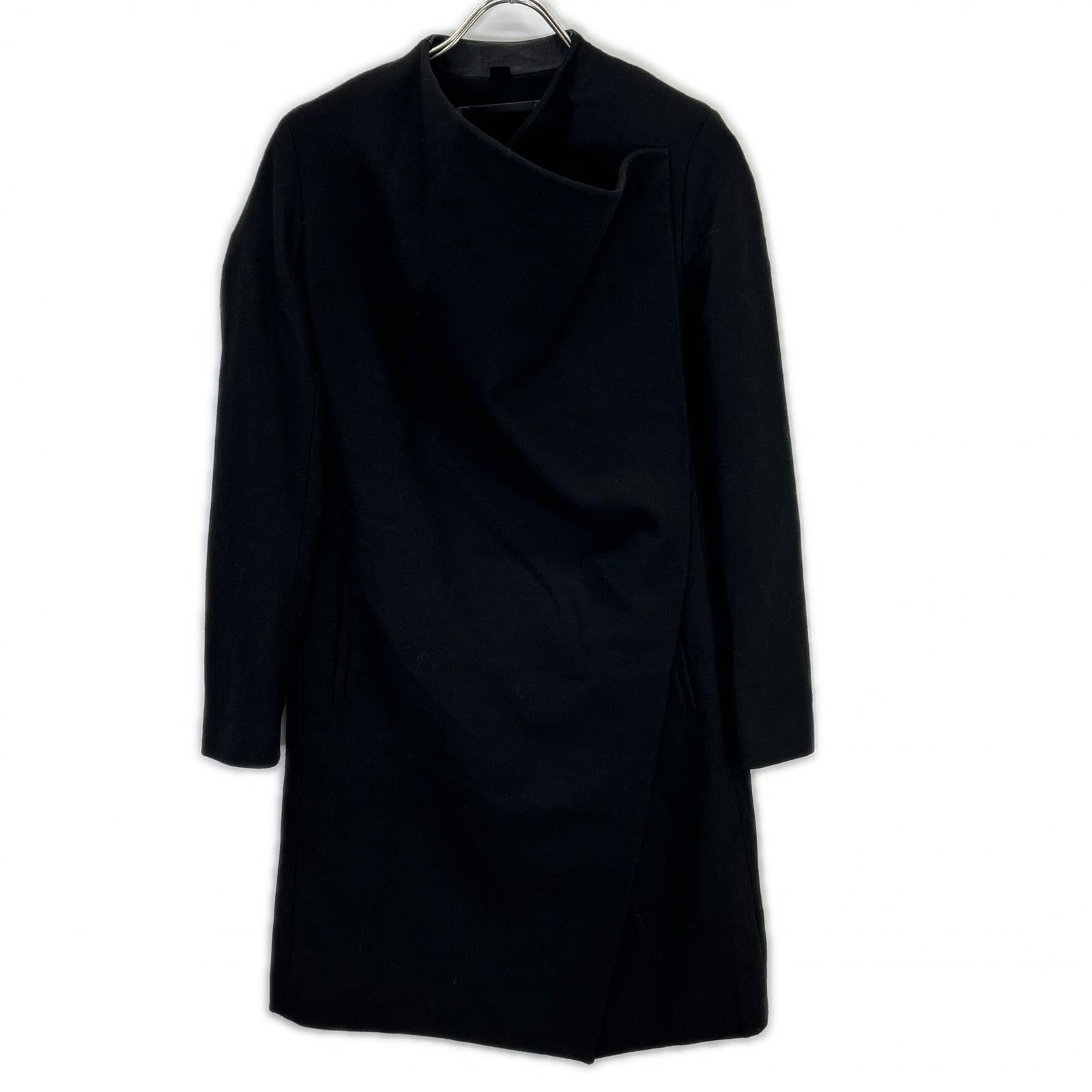 AllSaints オールセインツ WO006J ﾌﾞﾗｯｸ ｳｰﾙ ORA ｺｰﾄ コート 2