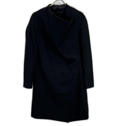 All Saints オールセインツ WO006J black wool ORA coat coat
