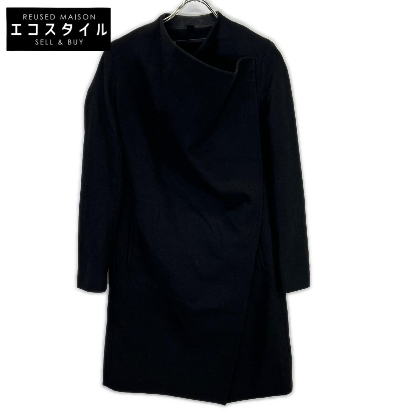 AllSaints オールセインツ WO006J ﾌﾞﾗｯｸ ｳｰﾙ ORA ｺｰﾄ コート 2
