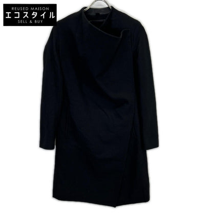 All Saints オールセインツ WO006J black wool ORA coat coat