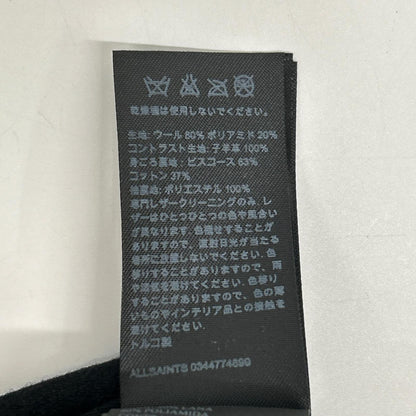 AllSaints オールセインツ WO006J ﾌﾞﾗｯｸ ｳｰﾙ ORA ｺｰﾄ コート 2
