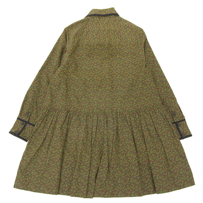 GANNI ガニー Printed Cotton Mini Shirt Dress シャツ ワンピース レディース グリーン系 36 64J10294 F8523 ワンピース