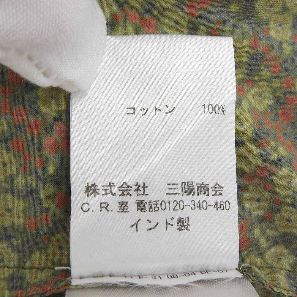 GANNI ガニー Printed Cotton Mini Shirt Dress シャツ ワンピース レディース グリーン系 36 64J10294 F8523 ワンピース