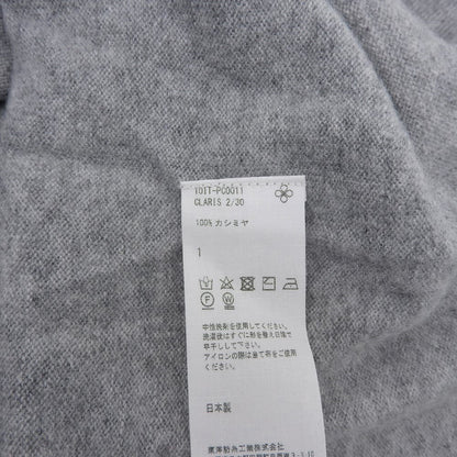 TOYOBOSHI Toyo Boshi Like New Itoiori KIDO 100% Cashmere V-Neck Knit Top Women's Gray 1 10IT-PC0011 Tops