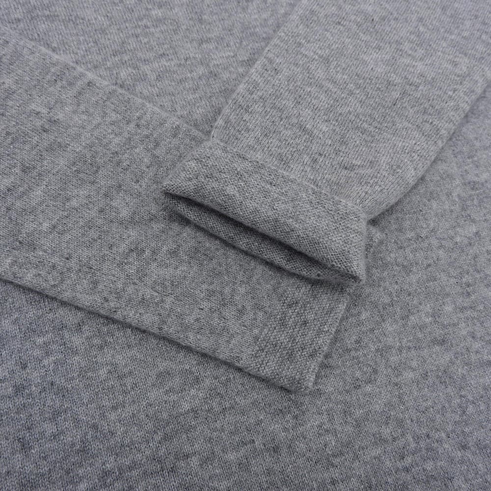 TOYOBOSHI Toyo Boshi Like New Itoiori KIDO 100% Cashmere V-Neck Knit Top Women's Gray 1 10IT-PC0011 Tops