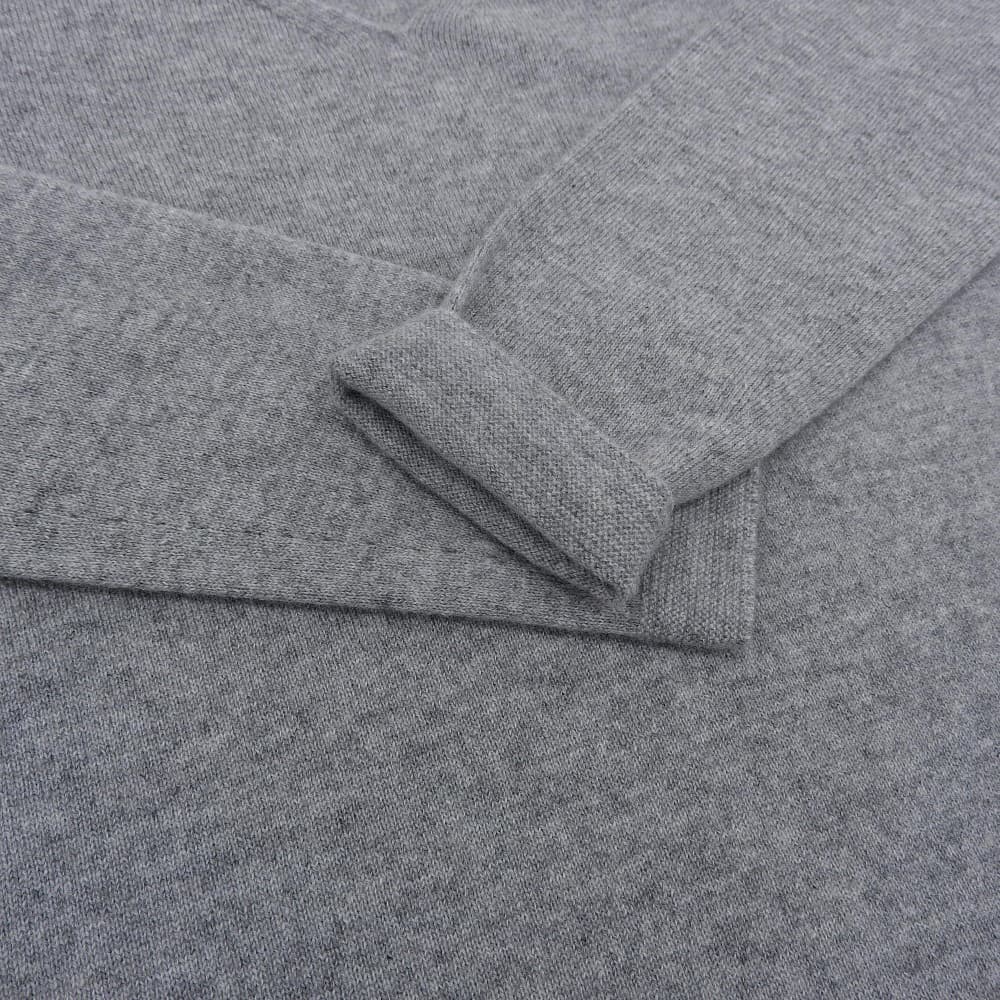 TOYOBOSHI TOYOBOSHI Like New Itoiori KIDO 100% Cashmere V-neck Knit Top Women's Gray 1 10IT-PC0011 Tops