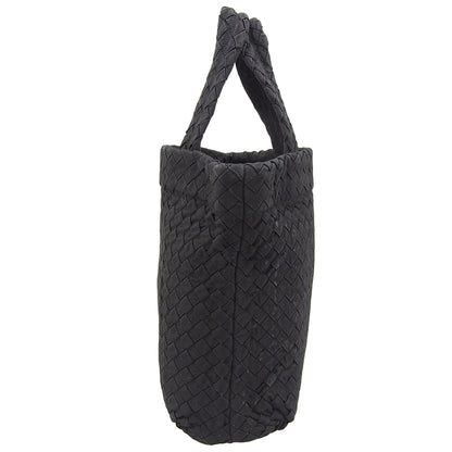 Braided Handbag Tote Bag for Women - Black