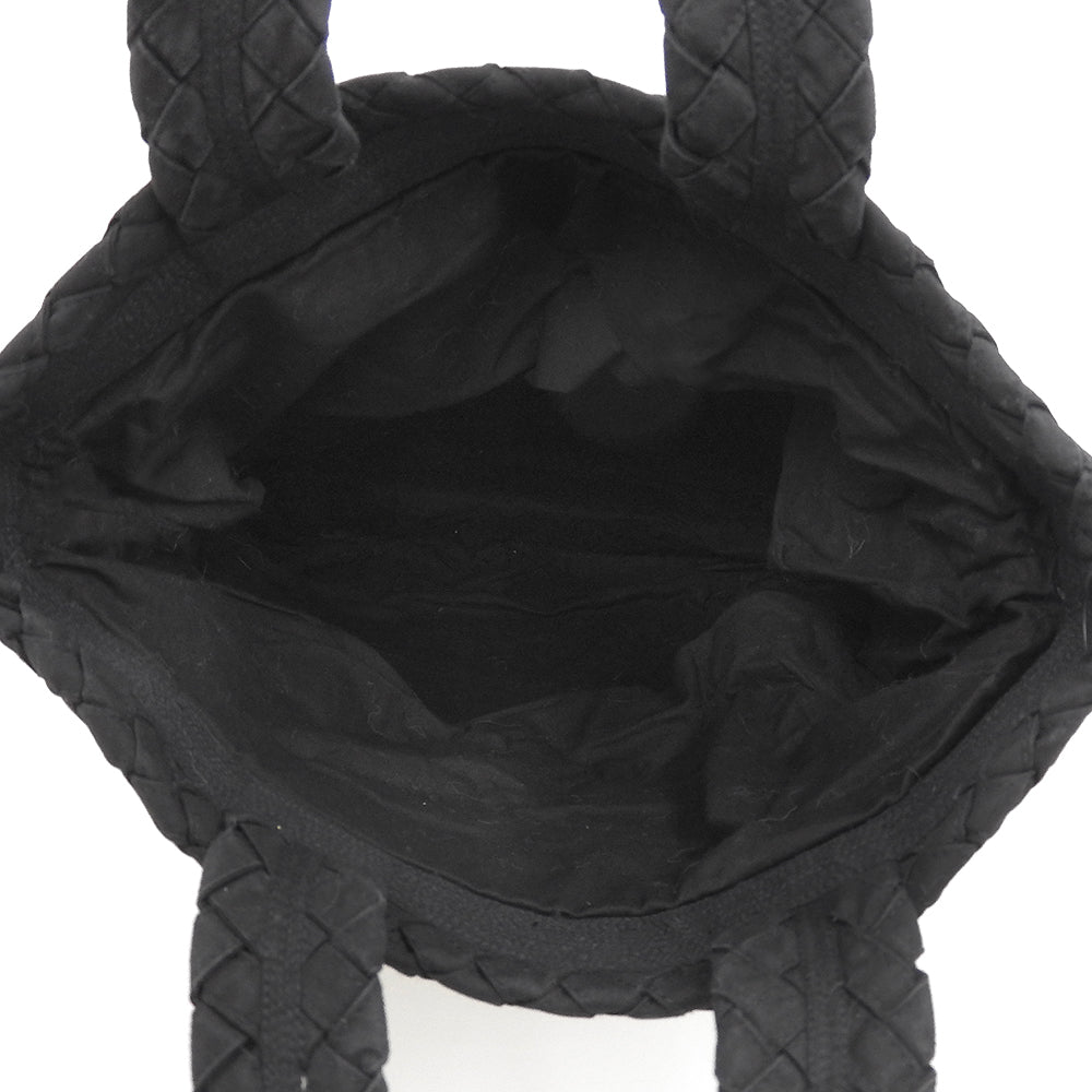Braided Handbag Tote Bag for Women - Black
