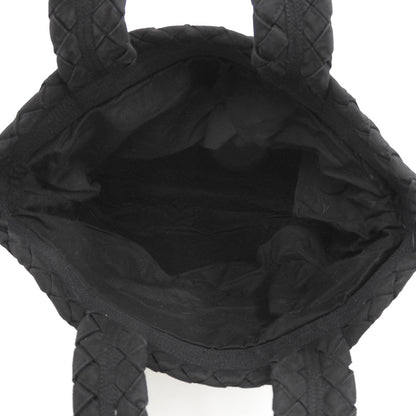 Braided Handbag Tote Bag for Women - Black
