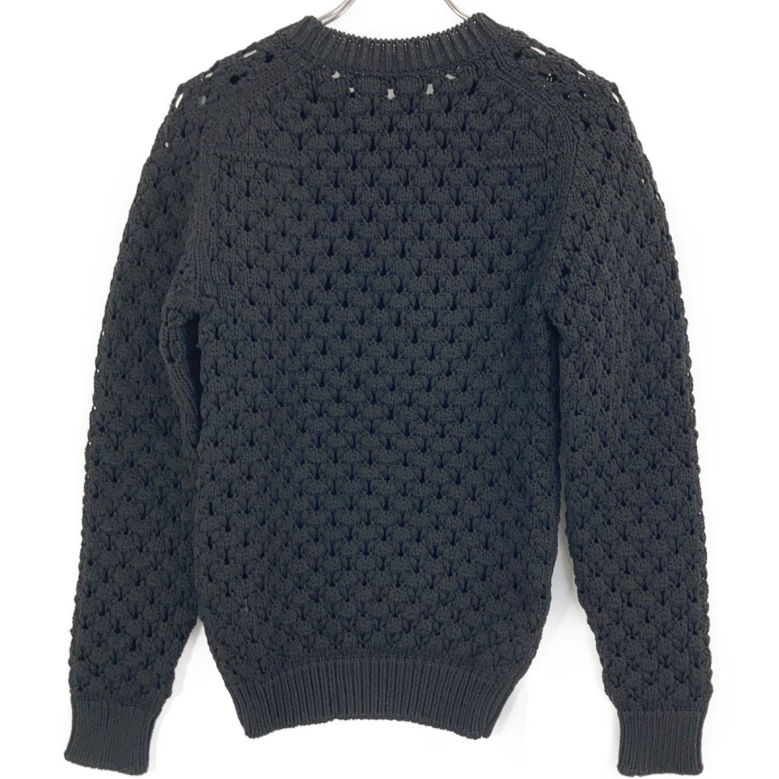 Dior HOMME ディオールオム 563M612AT120 ブラック 透かし編み ニット セーター トップス