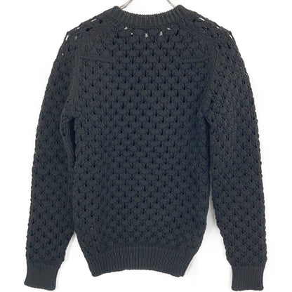 Dior HOMME ディオールオム 563M612AT120 ブラック 透かし編み ニット セーター トップス