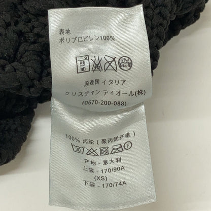 Dior HOMME ディオールオム 563M612AT120 ブラック 透かし編み ニット セーター トップス