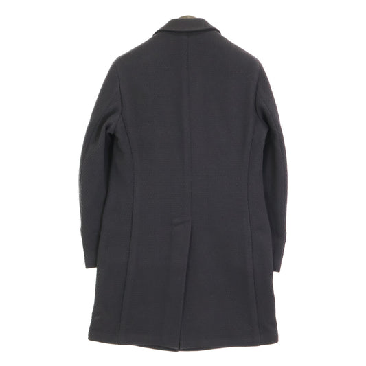 LARDINI ラルディーニ JJ23177AQ ネイビー ウール チェスターコート コート