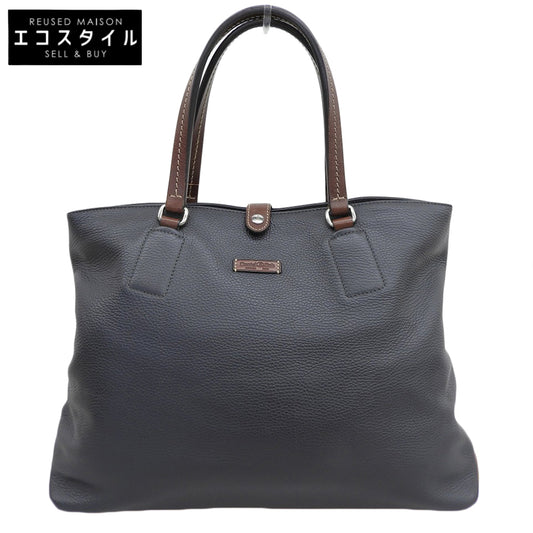 Daniel&Bob ダニエル＆ボブ BAIN ALCE レザーバッグ トートバッグ メンズ ブラック×ブラウン 2021 トートバッグ