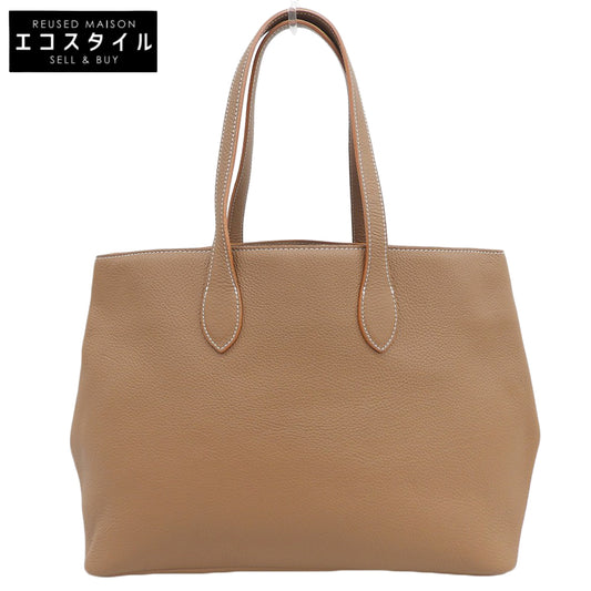 il micio イルミーチョ 美品 シュリンクレザー トートバッグ レディース ブラウン A-1/M トートバッグ