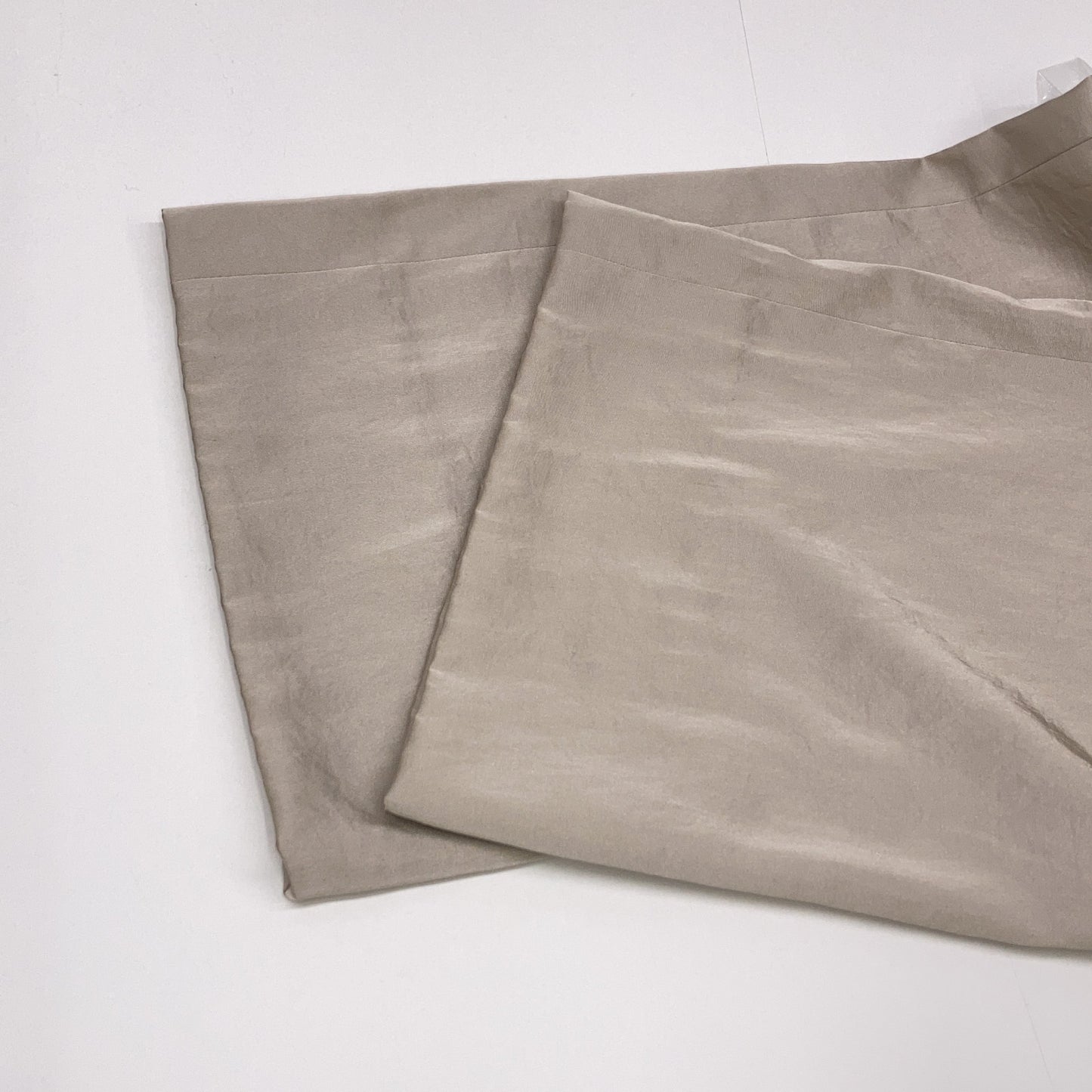 YR2224-121AW Gray Satin Frill Salopette Overalls 36 Women's